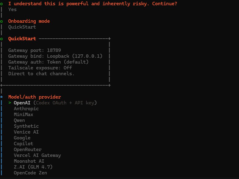 Configuration Screen